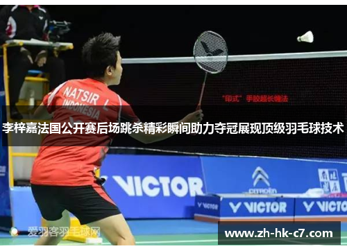 李梓嘉法国公开赛后场跳杀精彩瞬间助力夺冠展现顶级羽毛球技术